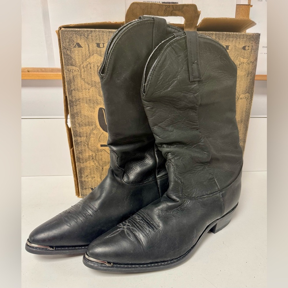 Men’s Laredo Classic Western Cowboy Boots Size 11D